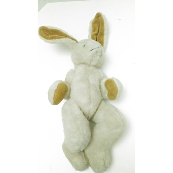 1990's Boyd's Bears Brown  Jointed Plush Bunny Rabbit Plush Toy 13" - Picture 10 of 10